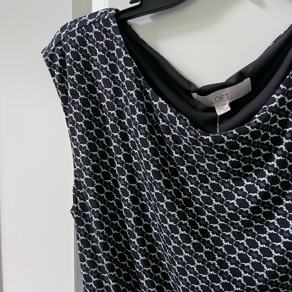 NWT Ann Taylor Loft Black Business Dress